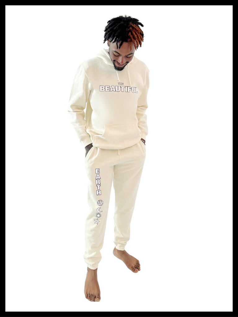 THE BASE SWEATPANT in SELENITE on DOUGLAS THE BEAUTIFUL EARTH | Conscious Clothing Brand + Healthy Essentials