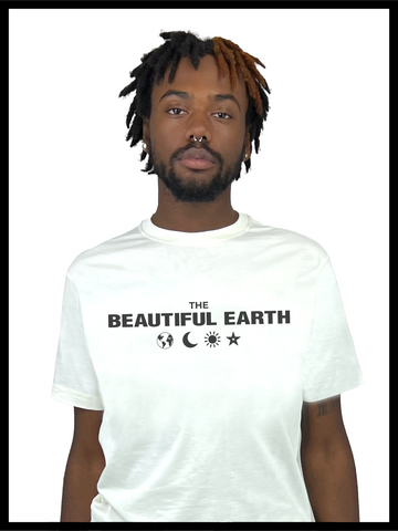 THE STAPLE TEE in SELENITE on DOUGLAS THE BEAUTIFUL EARTH | Conscious Clothing Brand + Healthy Essentials