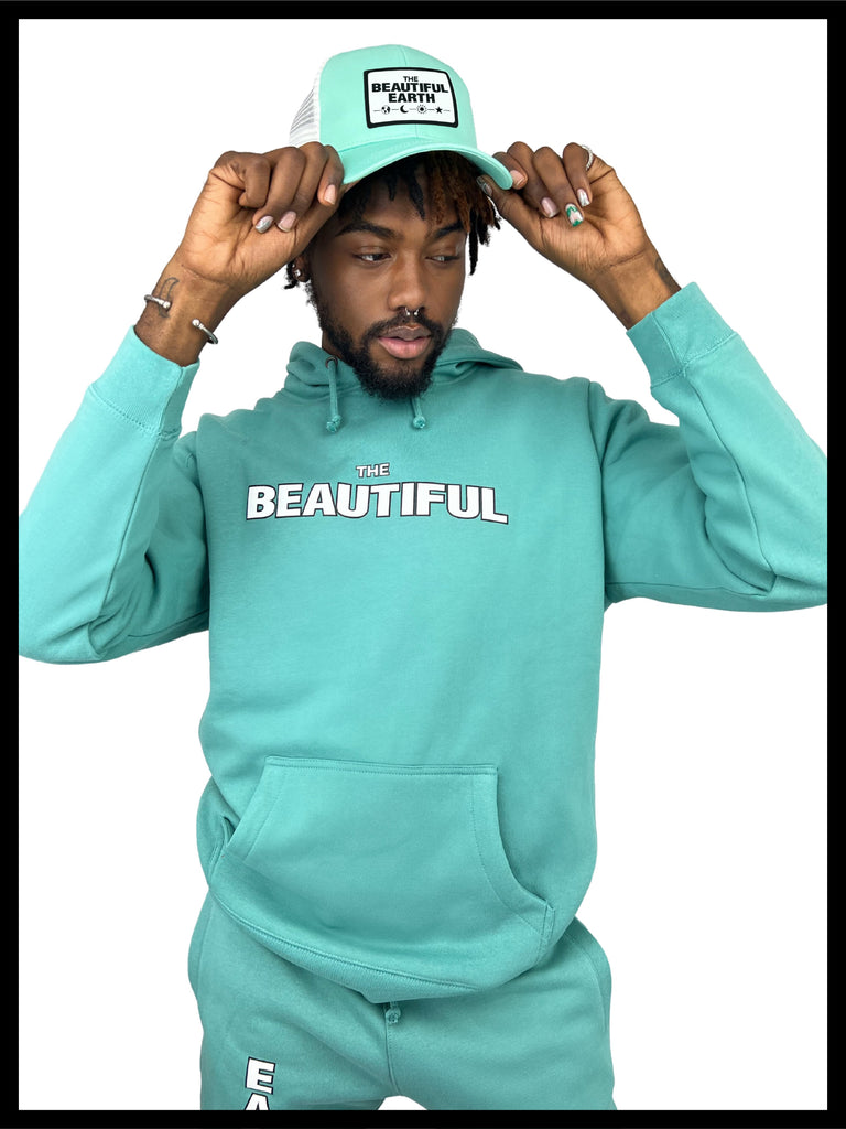 THE BASE HOODIE in DESERT MINT on DOUGLAS THE BEAUTIFUL EARTH | Conscious Clothing Brand + Healthy Essentials