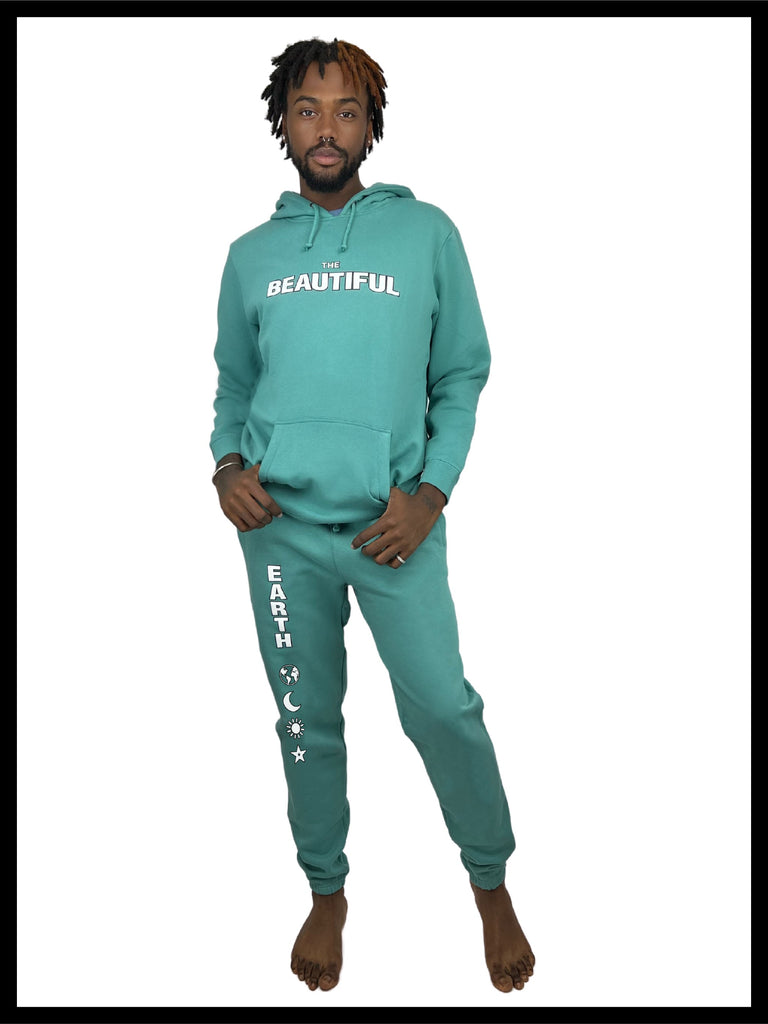 THE BASE SWEATPANT in DESERT MINT on DOUGLAS THE BEAUTIFUL EARTH | Conscious Clothing Brand + Healthy Essentials